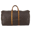 LOUIS VUITTON Monogram Keepall Bandouliere 60 Boston Bag M41412 LV Auth am9333-13