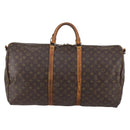 LOUIS VUITTON Monogram Keepall Bandouliere 60 Boston Bag M41412 LV Auth am9333-2