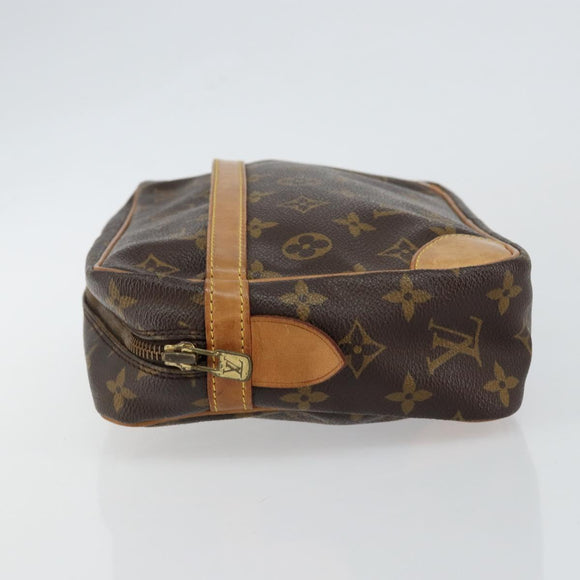 LOUIS VUITTON Monogram Compiegne 28 Clutch Bag M51845 LV Auth am9335