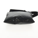 GUCCI GG implementation Shoulder Bag PVC Black Silver 201446 Auth am9344V-5