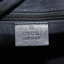 GUCCI GG implementation Shoulder Bag PVC Black Silver 201446 Auth am9344V-21