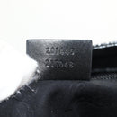 GUCCI GG implementation Shoulder Bag PVC Black Silver 201446 Auth am9344V-11