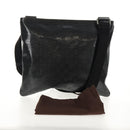 GUCCI GG implementation Shoulder Bag PVC Black Silver 201446 Auth am9344V-12