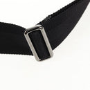 GUCCI GG implementation Shoulder Bag PVC Black Silver 201446 Auth am9344V-8