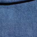 PRADA Canapa MM Hand Bag Denim Blue Gold Auth am9345-16