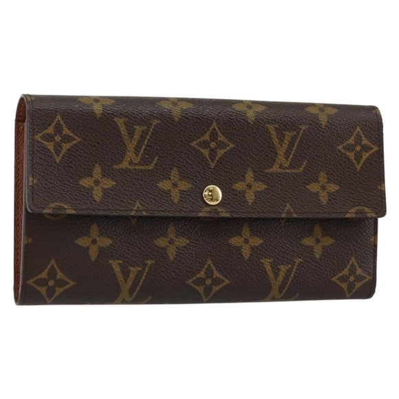 LOUIS VUITTON Monogram Pochette Porte Monnaie Credit Wallet M61726 Auth am9348V