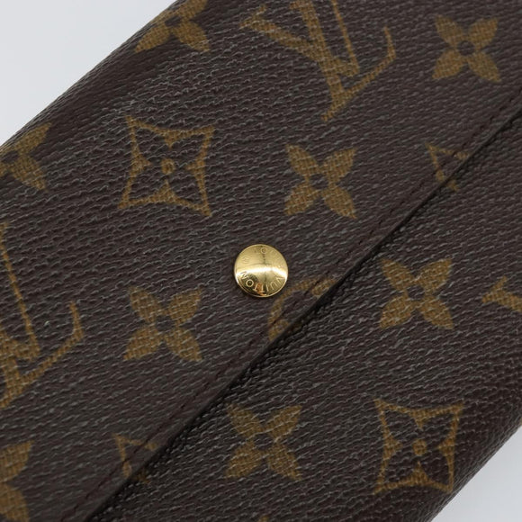 LOUIS VUITTON Monogram Pochette Porte Monnaie Credit Wallet M61726 Auth am9348V