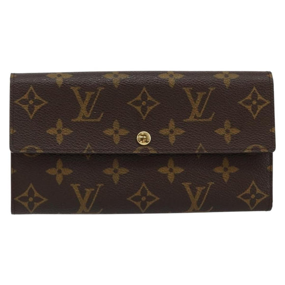 LOUIS VUITTON Monogram Pochette Porte Monnaie Credit Wallet M61726 Auth am9348V
