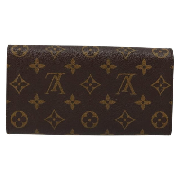 LOUIS VUITTON Monogram Pochette Porte Monnaie Credit Wallet M61726 Auth am9348V