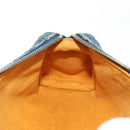 LOUIS VUITTON Monogram Denim Trousse Speedy GM Pouch Blue M95081 LV Auth am9350V-18