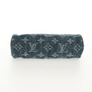 LOUIS VUITTON Monogram Denim Trousse Speedy GM Pouch Blue M95081 LV Auth am9350V-6