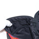 SAINT LAURENT Vanity Pouch Nylon Black Gold Auth am9351-19