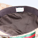 GUCCI GG Canvas baseball Cap M Beige Red Green 200035 Auth am9353-13