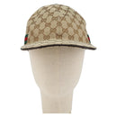 GUCCI GG Canvas baseball Cap M Beige Red Green 200035 Auth am9353-2