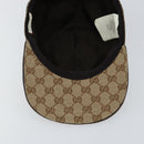 GUCCI GG Canvas baseball Cap M Beige Red Green 200035 Auth am9353-8