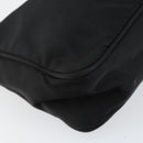 PRADA Hand Bag Nylon Black Silver Auth am9354-14