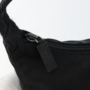 PRADA Hand Bag Nylon Black Silver Auth am9354-10
