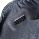 PRADA Hand Bag Nylon Black Silver Auth am9354-18