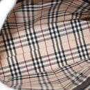 BURBERRY Hand Bag Leather Black Silver Auth am9355-12