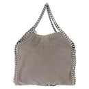 Stella MacCartney Chain Falabella Bag polyester 2way Gray 371223 Auth am9356-2