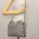 Stella MacCartney Chain Falabella Bag polyester 2way Gray 371223 Auth am9356-23