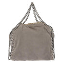 Stella MacCartney Chain Falabella Bag polyester 2way Gray 371223 Auth am9356-3