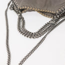 Stella MacCartney Chain Falabella Bag polyester 2way Gray 371223 Auth am9356-7