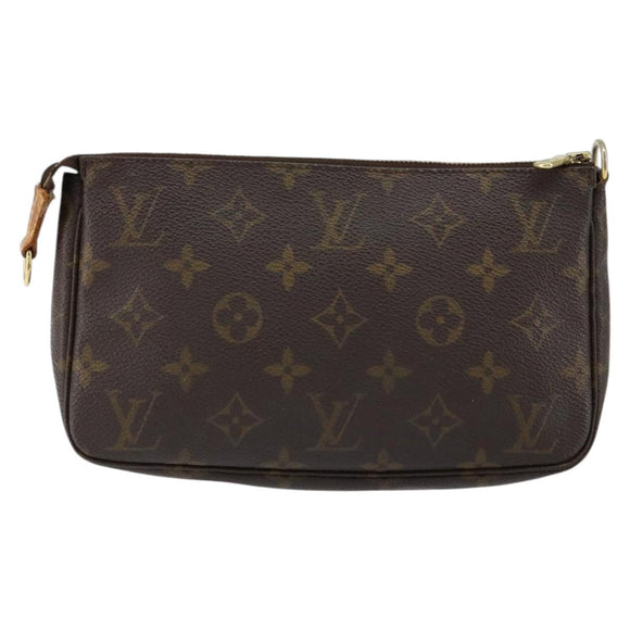LOUIS VUITTON Monogram Pochette Accessoires Pouch M51980 LV Auth am9360