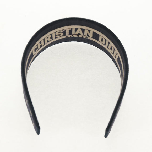 Christian Dior Trotter Canvas Oblique Katyusha Navy Auth am9365M