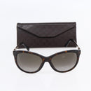 GUCCI Web Sherry Line Sunglasses plastic Dark Brown Auth am9370V-12