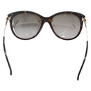GUCCI Web Sherry Line Sunglasses plastic Dark Brown Auth am9370V-3