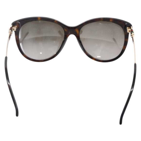 GUCCI Web Sherry Line Sunglasses plastic Dark Brown Auth am9370V