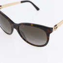GUCCI Web Sherry Line Sunglasses plastic Dark Brown Auth am9370V-7