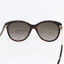 GUCCI Web Sherry Line Sunglasses plastic Dark Brown Auth am9370V-8