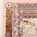HERMES Carre 90 Scarf LA FEMME AUX SEMELLES DE VENT Silk Pink Auth am9373-2