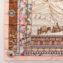 HERMES Carre 90 Scarf LA FEMME AUX SEMELLES DE VENT Silk Pink Auth am9373-4