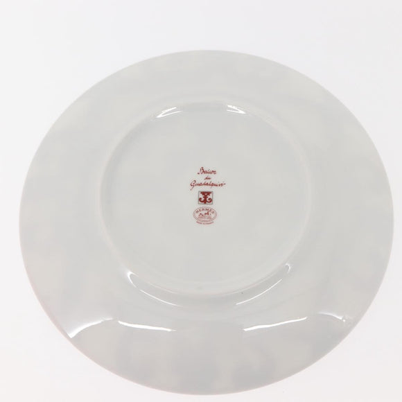 HERMES Guadalquivir Dessert plate Pottery 2Set Auth am9375