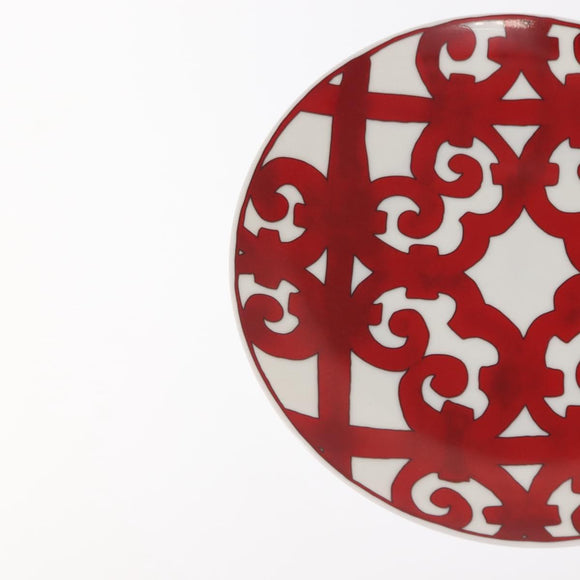 HERMES Guadalquivir Dessert plate Pottery 2Set Auth am9375