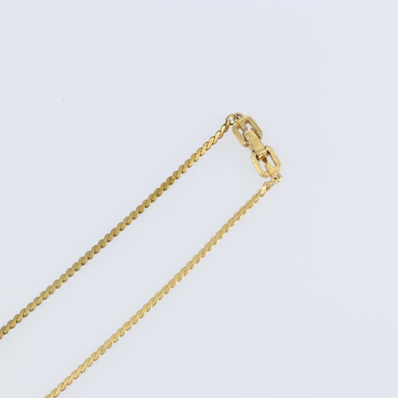 GIVENCHY Necklace metal Gold Auth am9376