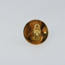 CHANEL Earring metal Gold CC Auth am9379-3