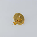 CHANEL Earring metal Gold CC Auth am9379-4