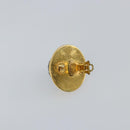 CHANEL Earring metal Gold CC Auth am9379-8