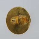 CHANEL Earring metal Gold CC Auth am9379-9