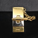 Chloe Chain Drew Shoulder Bag Leather Black Gold Auth am9382-9