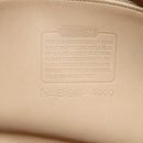 Coach Tote Bag Leather Beige Auth am9383-12