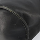 Coach Shoulder Bag Leather Black Gold Auth am9384-15