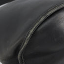 Coach Shoulder Bag Leather Black Gold Auth am9384-8