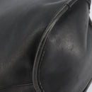 Coach Shoulder Bag Leather Black Gold Auth am9384-17
