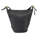 Coach Shoulder Bag Leather Black Gold Auth am9384-13