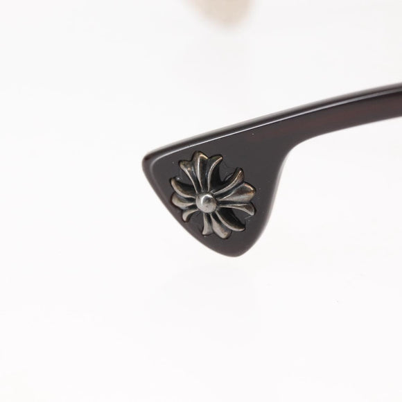 Chrome Hearts CH Plus Sunglasses plastic Brown Auth am9388V